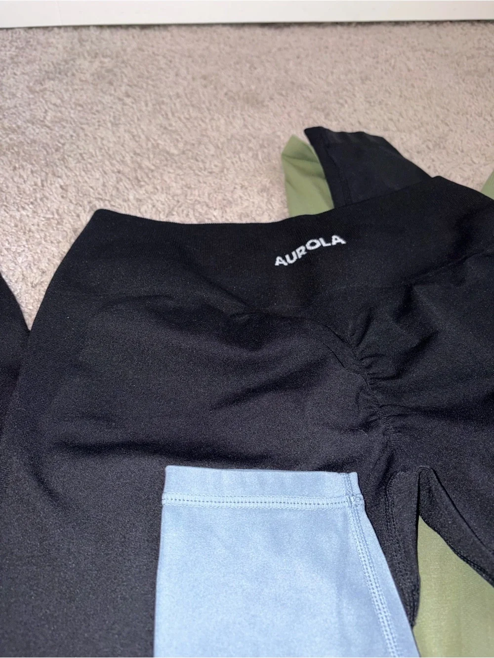 Legging Bundle Active Leggings - Black, Olive, Slate - Picture 2 of 15